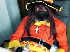 Trap megumin anal: Xnxx, Masturbation  Japanese Porn