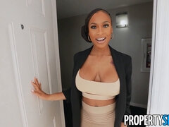Hot New Real Estate Agent With Big Tits Lands New Listing