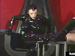 Latex-boots, vna-live, three-way