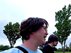 Yorkshire nerds facialize gorgeous British girl