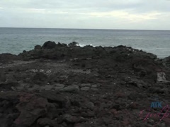 Pláž, Bikini, Prstění, Orgasmus, Venku, Pička, Stříkání, Vlhká