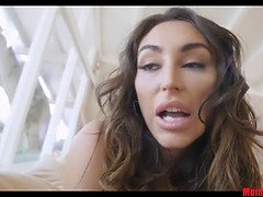 흑갈색 머리, Hd, 밀프, 엄마, 보지, 고함치는, 계모, 젖가슴
