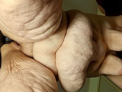 Big Fat Woman Get Fucked Real Hard, Then Old Guy Black Cock Started Pumping & Shooting Huge Loads of Cum Inside Her Juicy Pusssy