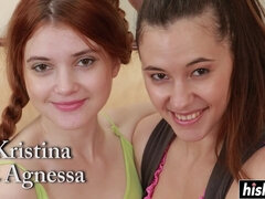 Kristina shares sex act toys with a friend