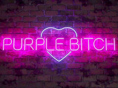 Teen, jerk, purple bitch