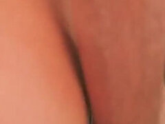 Hot Skinny Twink Jerking His Big Cut Cock in Front of the Mirror