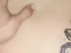 18, 크림파이, 조그마한, 셀카, 보지, 문신, 청소년, 단단한