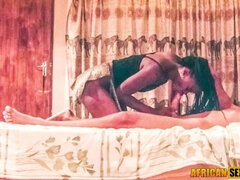 Hardcore action with delicate madam from African Sex Trip