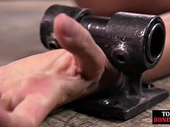 Amatör, Bdsm, Bondage, Sätta munkavle på, Mager