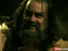 Rumpa, Brunett, Doggystyle, Slick, Naturliga tuttar, Utomhus, Fitta, Verklighet