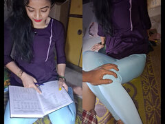 Casal, Jato de porra, Sexo com pé, Feito em casa, Indianoa, Professora