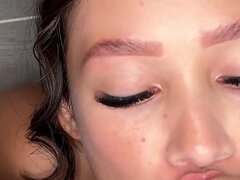 18, Iso perse, Iso kulli, Suihinotto, Ruskeahiuksinen, Orgasmi, Tatuointi, Teini