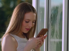 18, Babe, Brunette, Hårete, Lesbisk, Slikking, Fitte, Tenåring