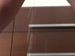 3 Girls Piss on Smirni in Kitchen