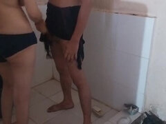 Step Cousin Caught Washing Clothes, I Couldn't Resist Fucking Her Hard