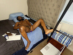 Anal, Pauzão, Negroa, Masturbação, Solo chão, Brinquedos