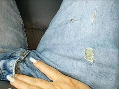 Amatoriale, Cougar, Coppia, Femmina, Toccando, Piede fetish, Matura, Calze