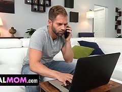 Hot Curvy Stepmom Demi Diveena Wins Stepson's Attention Revealing Her Diamond Butt Plug