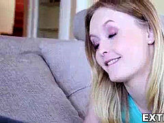 little stunner Lanna Carter big black cock fucked until a juicy facial