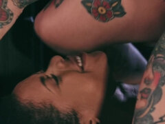 Sensual Kira Noir and Joanna Angel lesbian memorable xxx video