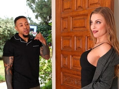 デカ尻, デカパイ, 黒人, フェラチオ, バック, 手コキする, ハードコア, 異人種間