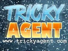Tricky agent - play with my cock