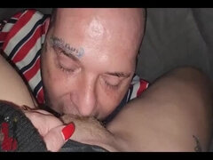 Monica Lima Makes Her Cuckold Clean Her Creamy Pussy After Another Man Fills It