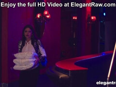 Club owner David Perry dominates Valentina Ricci's ass and fucks her hard for a strip job