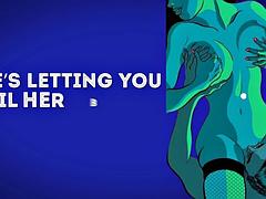 아시안, 오랄섹스, 흑갈색 머리, 사무실, 면도된, 젖가슴