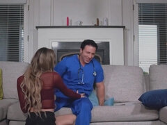 Beauté, Blonde, Plantureuse, Classique, Mignonne, Faciale, Mamelons, Nénés