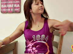 Amatør, Britisk, Cfnm, Sperm skott, Dominerende kvinne, Fetisj, Kjøkken, Kone