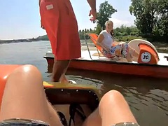 Wife enjoys cock in her mouth in front of her husband