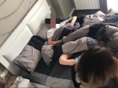 Asiatique, Cocu, Français, Hôtel, Fille latino, Domestique, Adolescente, Uniforme
