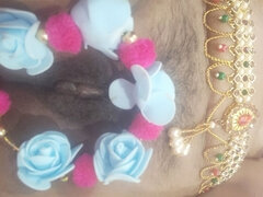 Desi Hot Indian Housewife Pussy Fingering with Jewellery