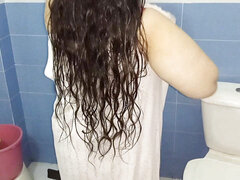 Cuarto de baño, Gorda, Gordita, Pareja, Casero, Desnudo, Ducha