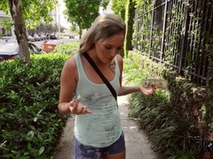 Mellow pierced Winter Bell acting in amazing BJ scene