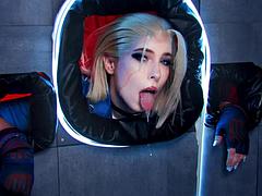 Glory Hole with Cammy White. Creampie and Facial - Mollyredwolf