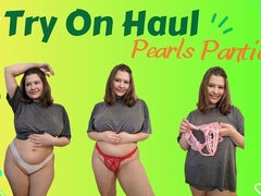 Pearls Panties Try on (video with Such Panties Already on My of or Fansly @tinni_angelll )