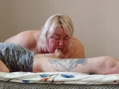 Stepmom Swallows Cock Deep and Swallows Cum