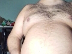 Leie, Pummelig, Fett, Schwul, Masturbation, Solo