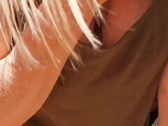 Blondine, Deutsch, Selbstgemacht, Reif, Milf, Pissen, Muschi, Solo