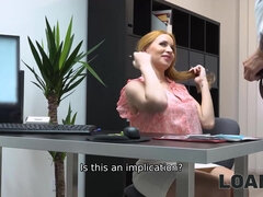 Auditie, Pijpbeurt, Rondborstig, Moeder die ik wil neuken, Geld, Kantoor, Roodharige vrouw