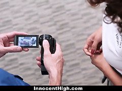 Brunette, Kvinde studerende, Sædskud, Hundestilling, Hårdt, Hd, Latinsk, Barberet