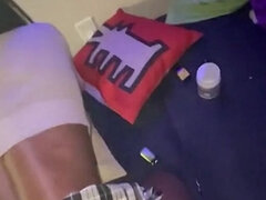 Amatorka, Duży tyłek, Czarny, Domowej roboty, Shemale