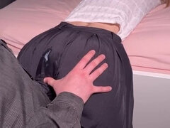 Step Sister's Wet Pussy Made Me Break My Promise - Slow Motion Creampie