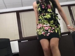 Sofia Gucci Dirty Office Break - Italian Pornstar Squirting Solo with Sex Toy