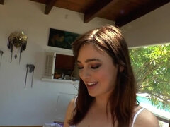 Anális szex, Gesztenyebarna, Természetes mellek, Szabadban, Játékszerek