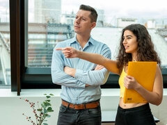 Rumpe, Kukk suging, Brunette, Sæd i munnen, Sperm skott, Slikking, Tenåring, Pupper