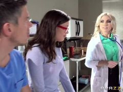 Anal, Rumpe, Blond, Doktor, Sykepleier, Synsvinkel, Realitet, Uniform