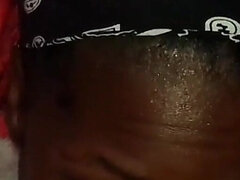 Sloppy Head Sextape Watch Ebony Girl Sucking Cumload Out & Puts It on Her Boobs for Stepdad - Jhodez